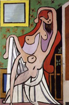 Pablo Picasso : Woman in an Armchair